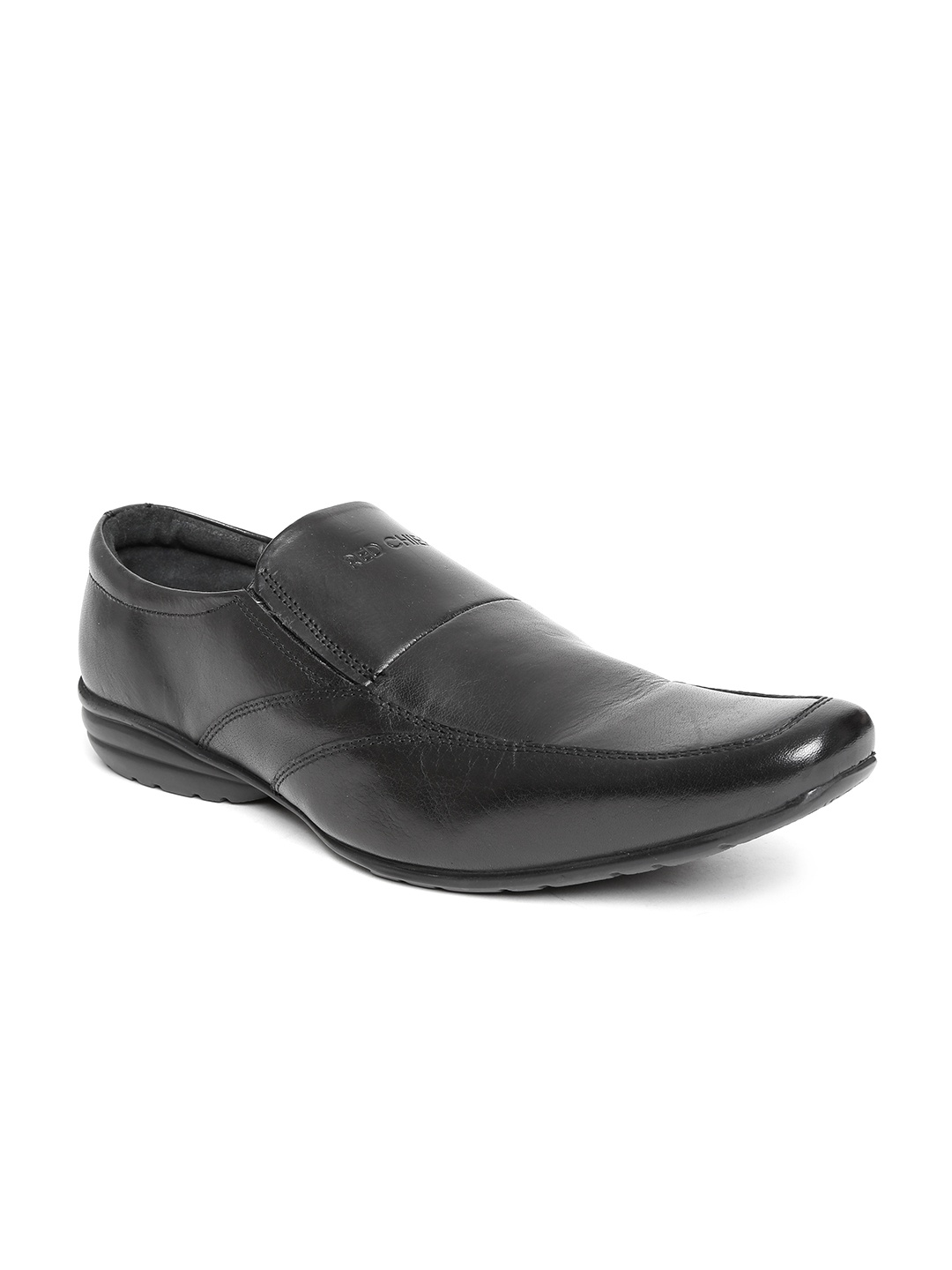 

Red Chief Men Black Leather Formal Shoes