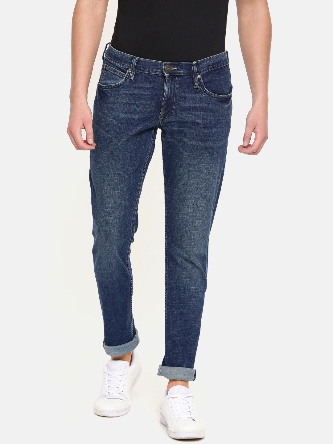 

Lee Men Blue Skinny Fit Low-Rise Clean Look Stretchable Jeans