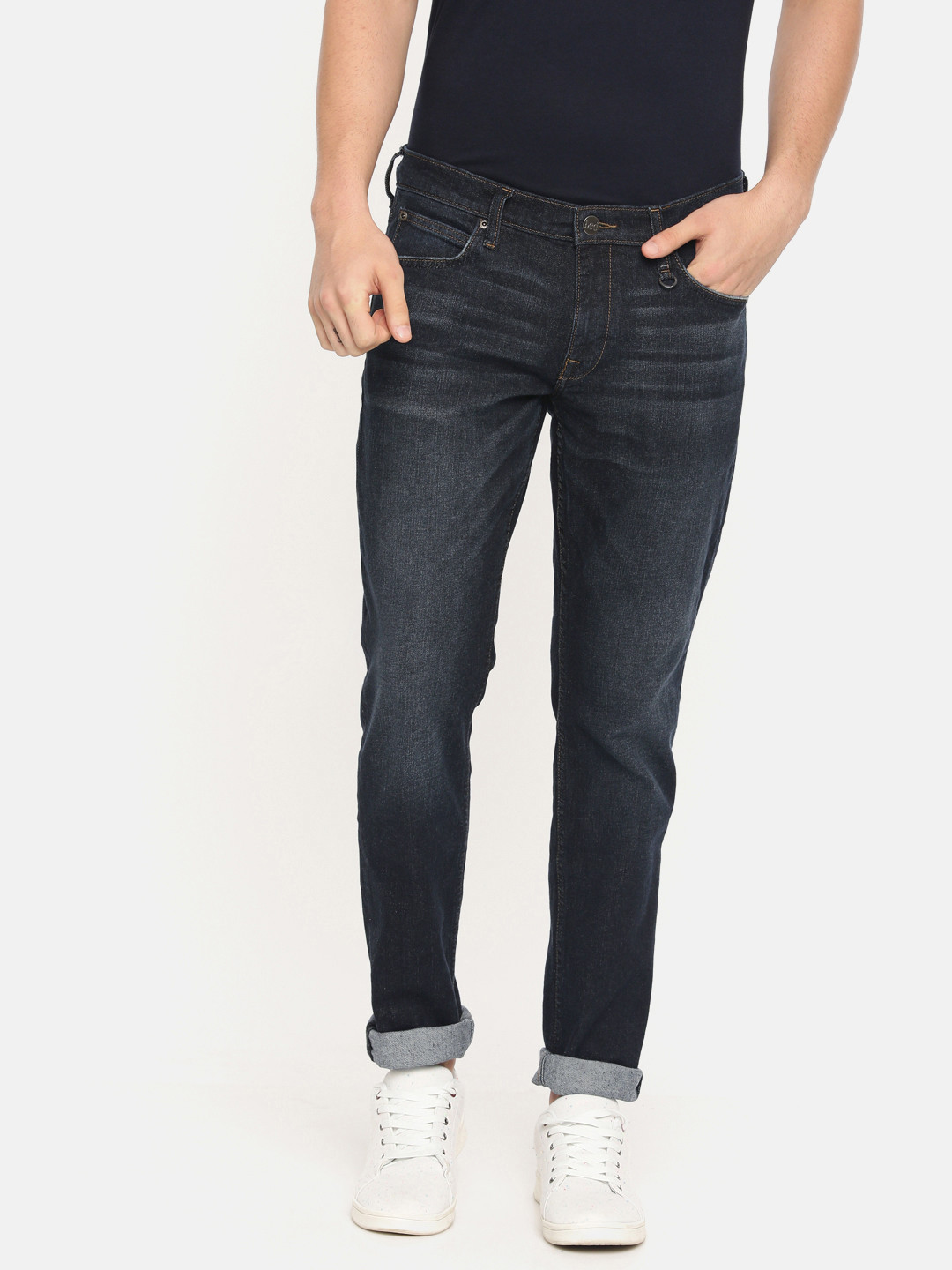 

Lee Men Navy Blue Skinny Fit Low-Rise Clean Look Stretchable Jeans