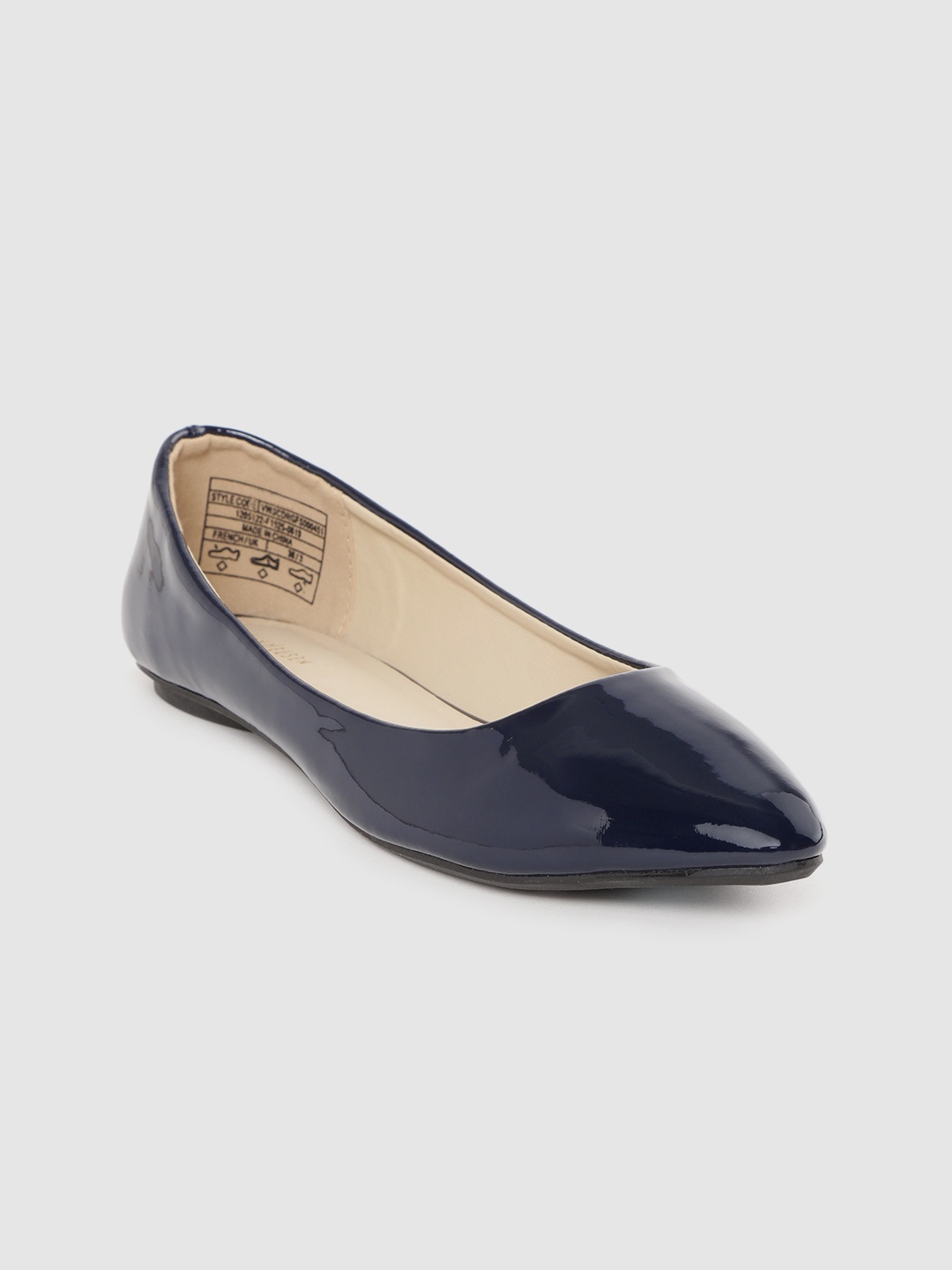 

Van Heusen Woman Women Navy Blue Solid Ballerinas
