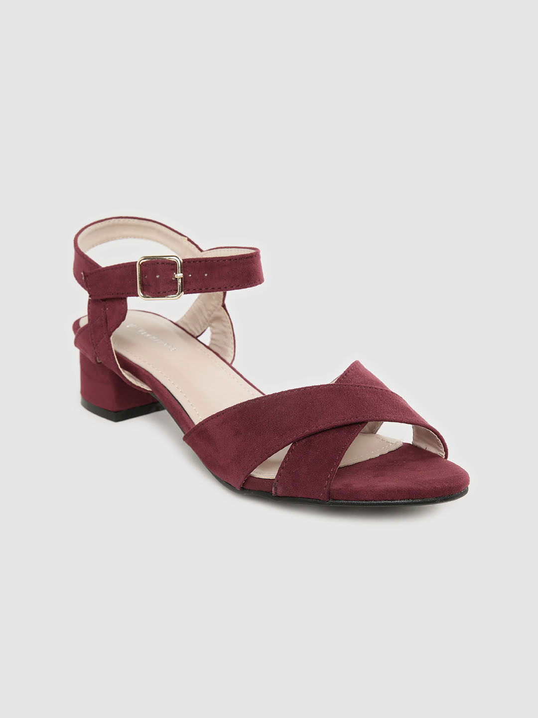 

Van Heusen Woman Women Maroon Solid Heels