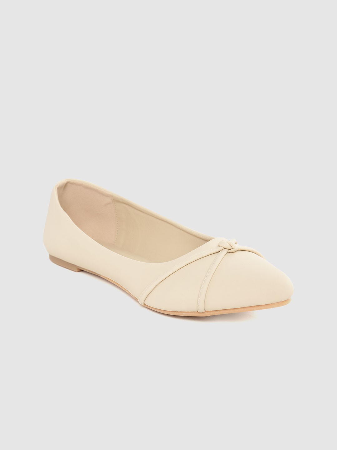

Van Heusen Woman Women Beige Solid Ballerinas