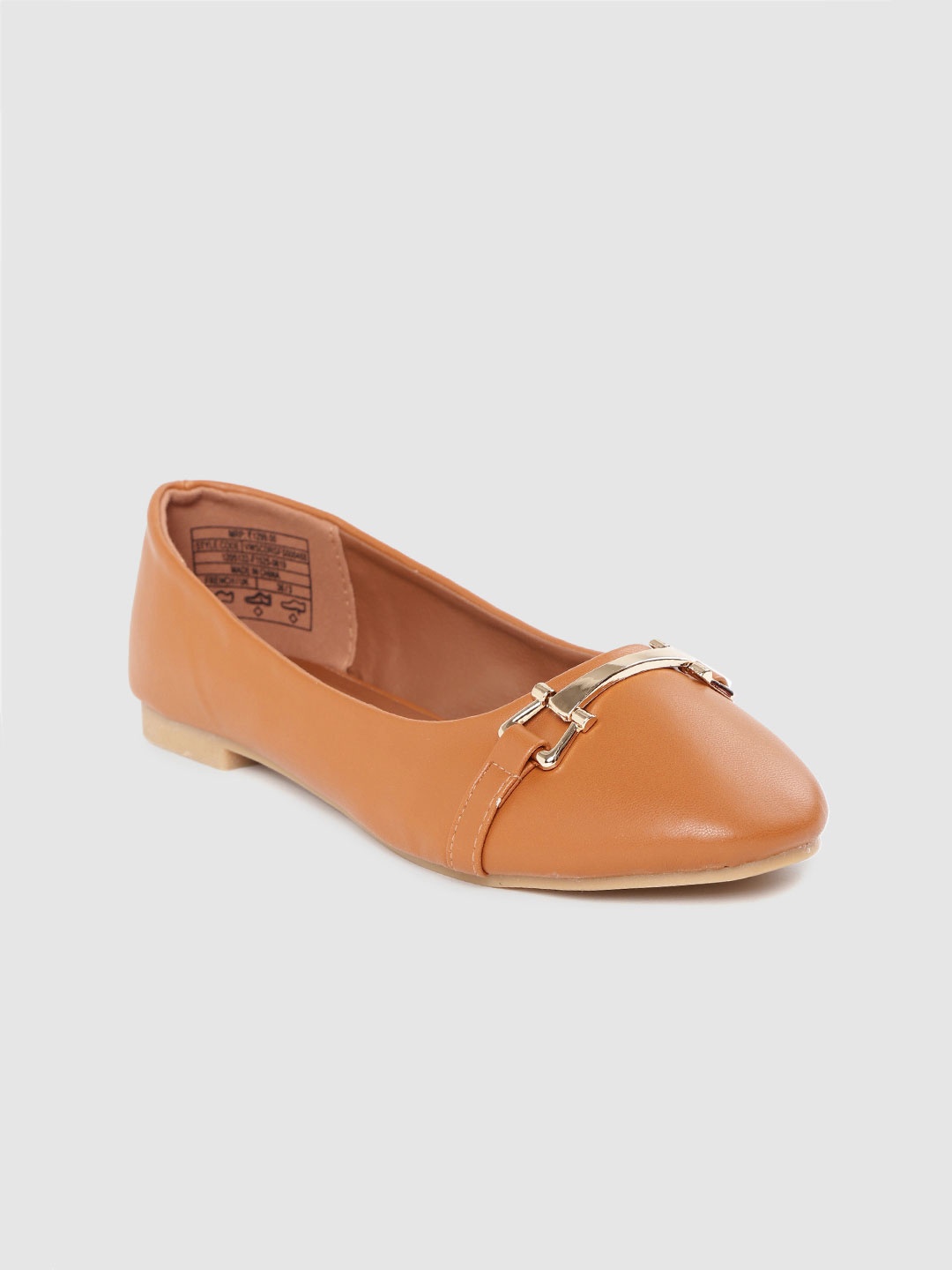 

Van Heusen Woman Tan Brown Solid Ballerinas