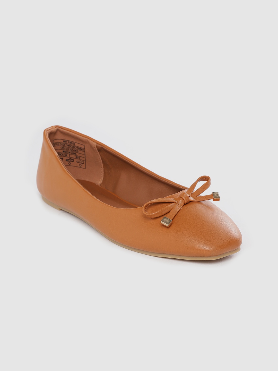 Van Heusen Woman Women Tan Brown Solid Ballerinas