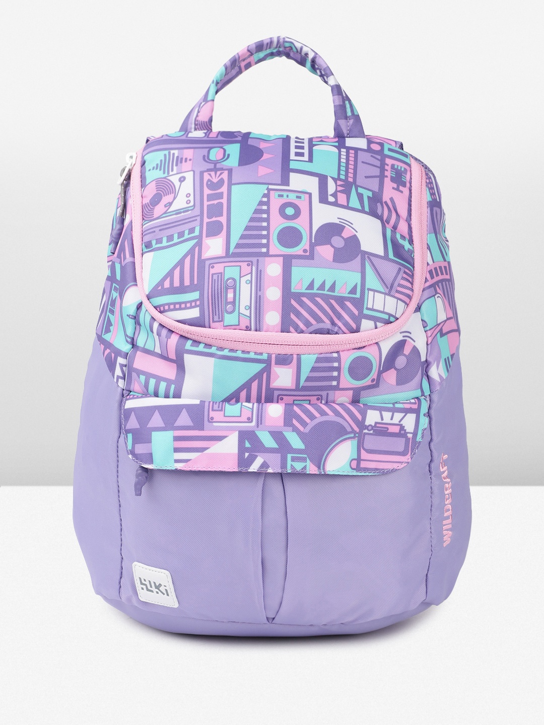 

Wildcraft Women MyTrix 1 Graphic Print Backpack, Purple