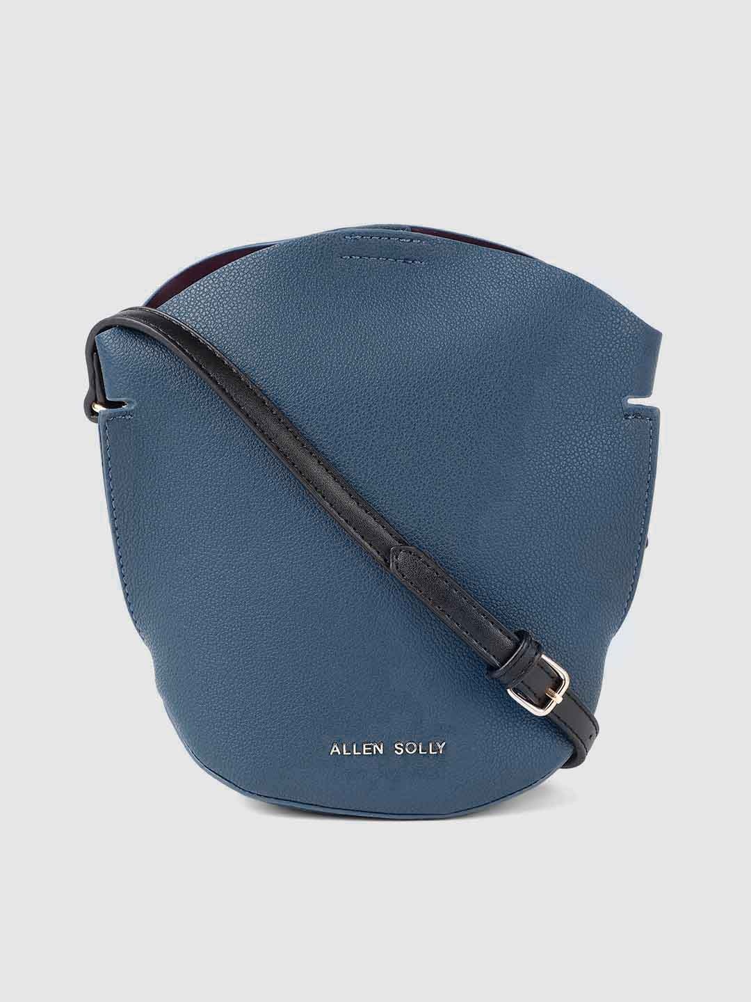 

Allen Solly Blue Solid Sling Bag