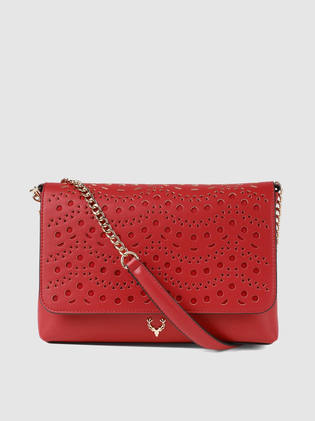 

Allen Solly Red Solid Sling Bag