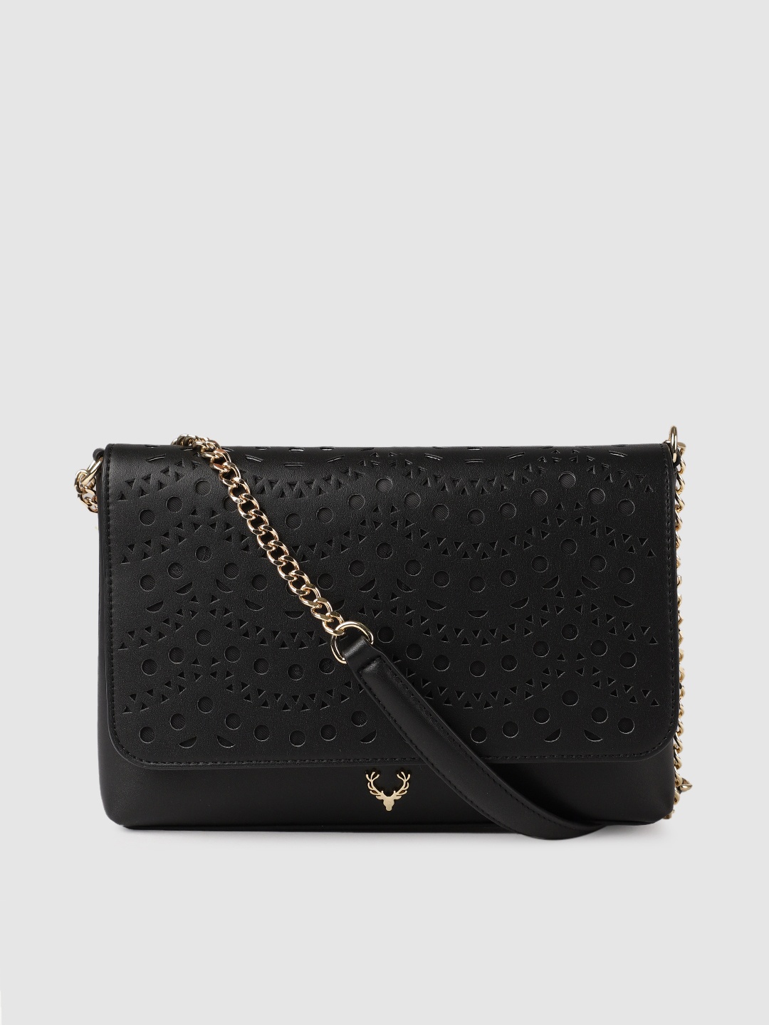 

Allen Solly Black Solid Sling Bag