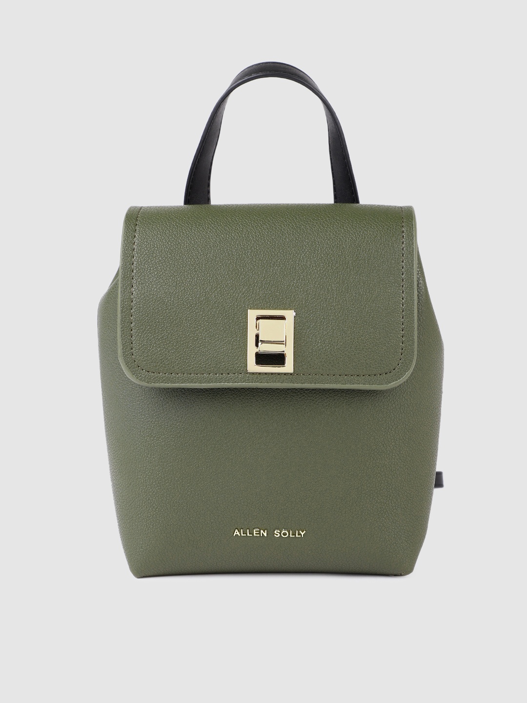 

Allen Solly Women Green Solid Backpack