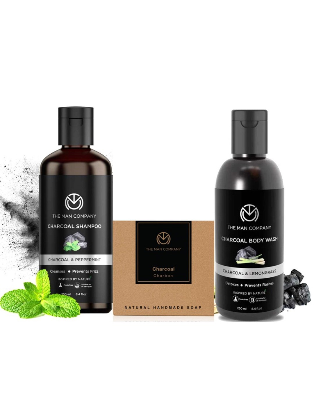 

THE MAN COMPANY Charcoal Grooming Kit