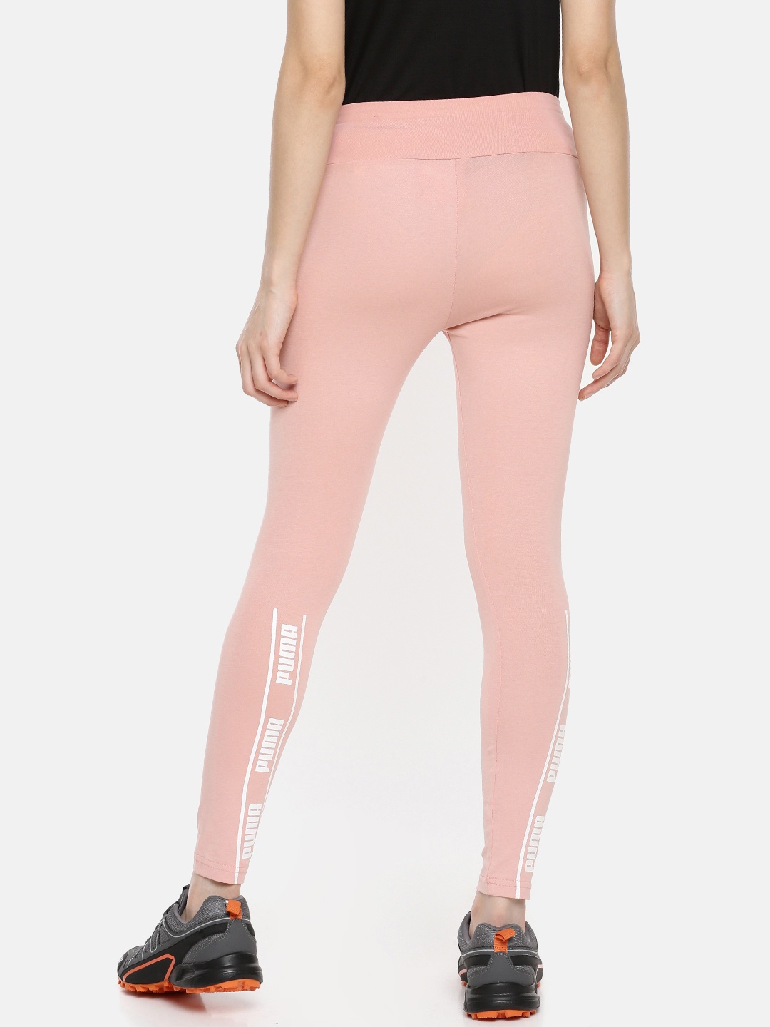 

Puma Women Pink Solid Amplified Tight Fit Tights