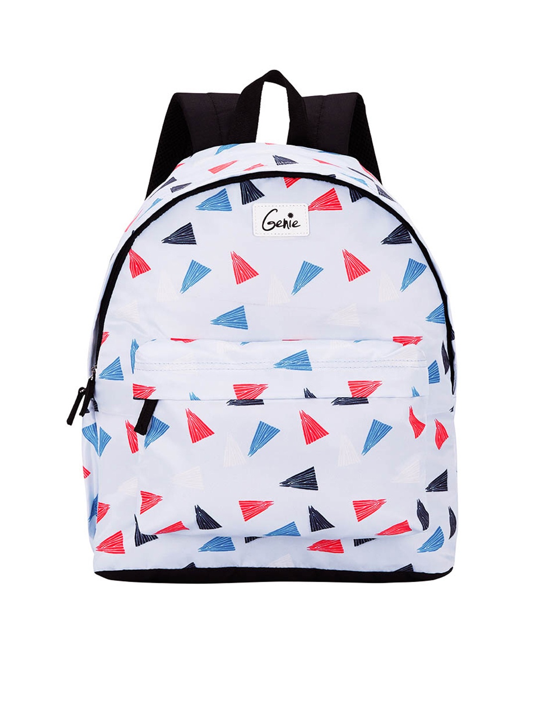 

Genie Unisex Geometric Print Casual Backpack - 13 L, Grey