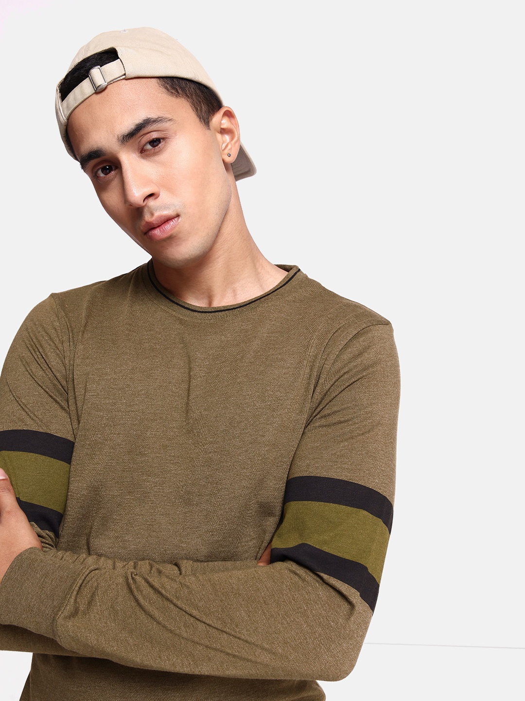

The Roadster Lifestyle Co. Pure Cotton T-shirt, Olive