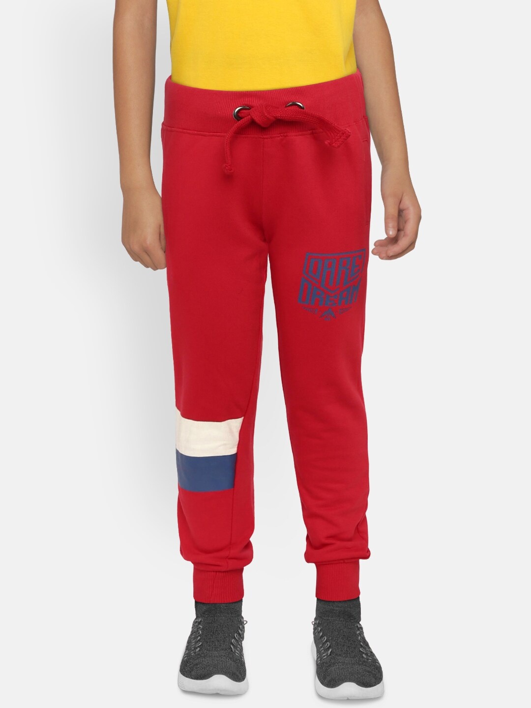 

Flying Machine Boys Red Solid Joggers