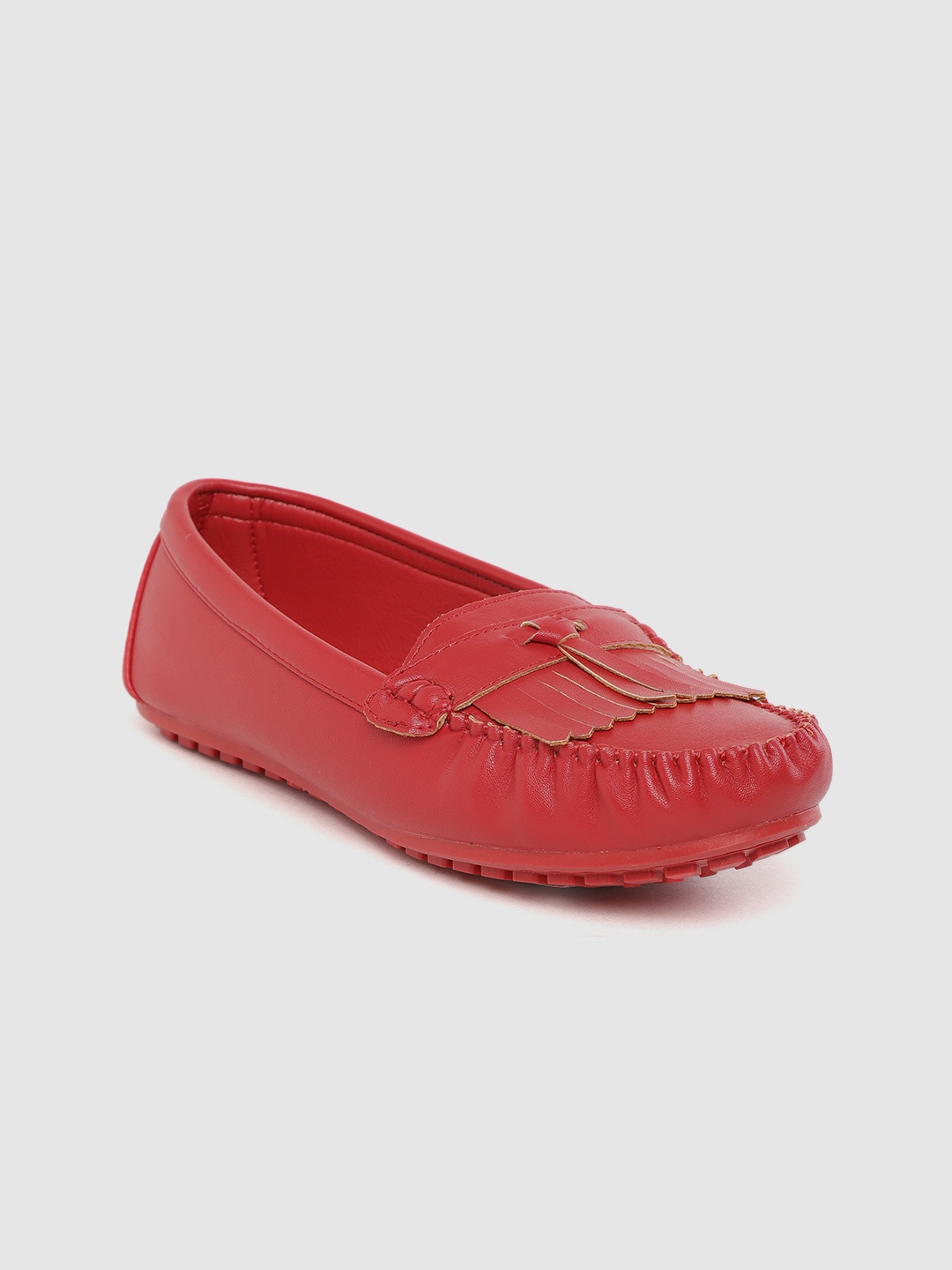 

Allen Solly Women Red Fringed Loafers