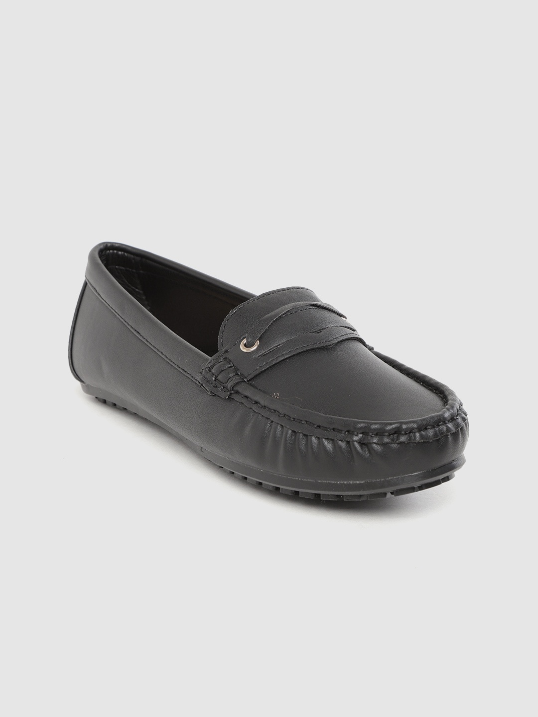 

Allen Solly Women Black Penny Loafers