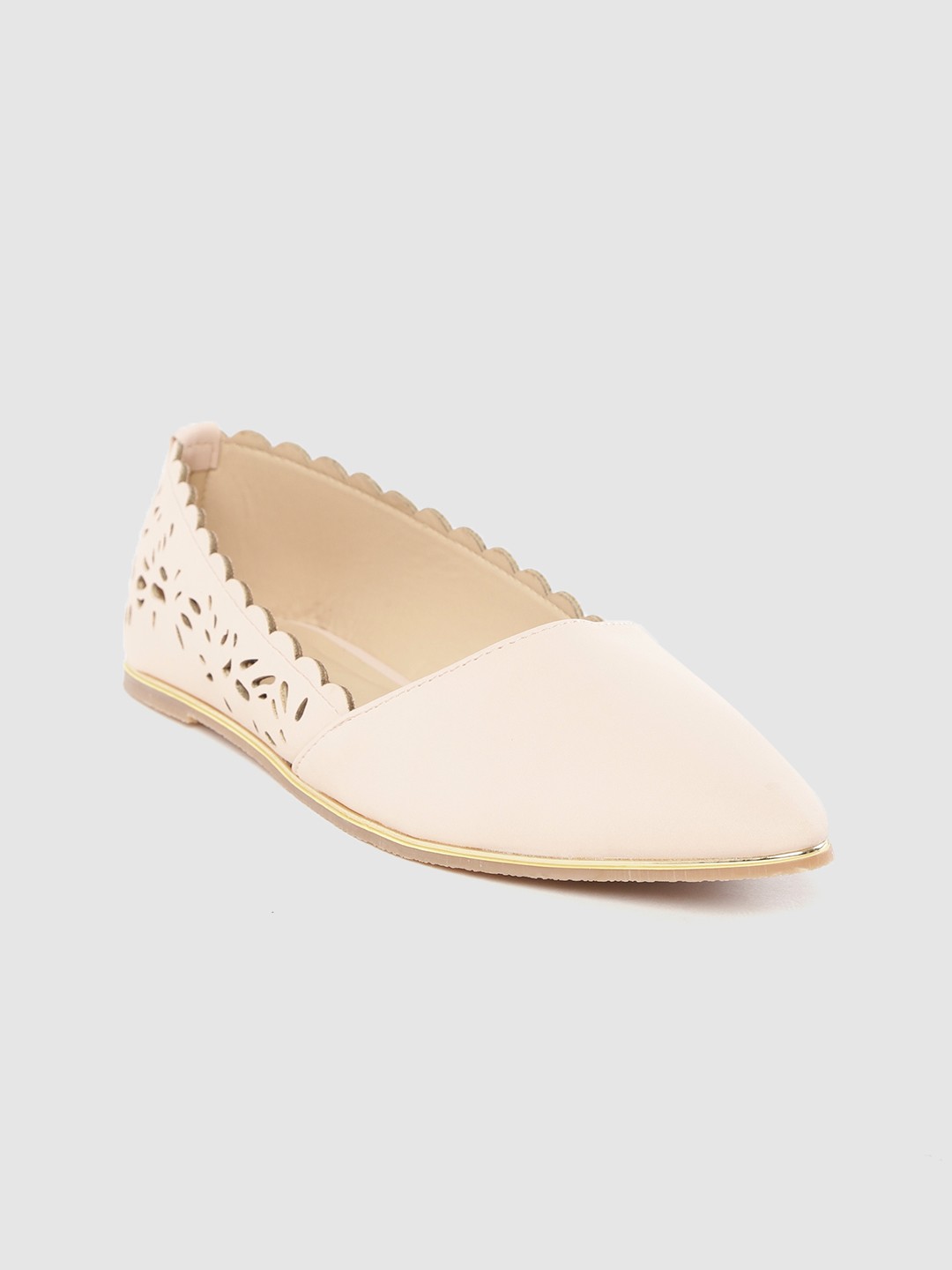 

Allen Solly Women Pink Ballerinas with Laser Cuts Detail