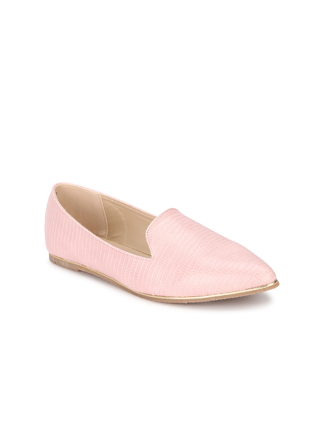 

Allen Solly Women Pink Textured Ballerinas