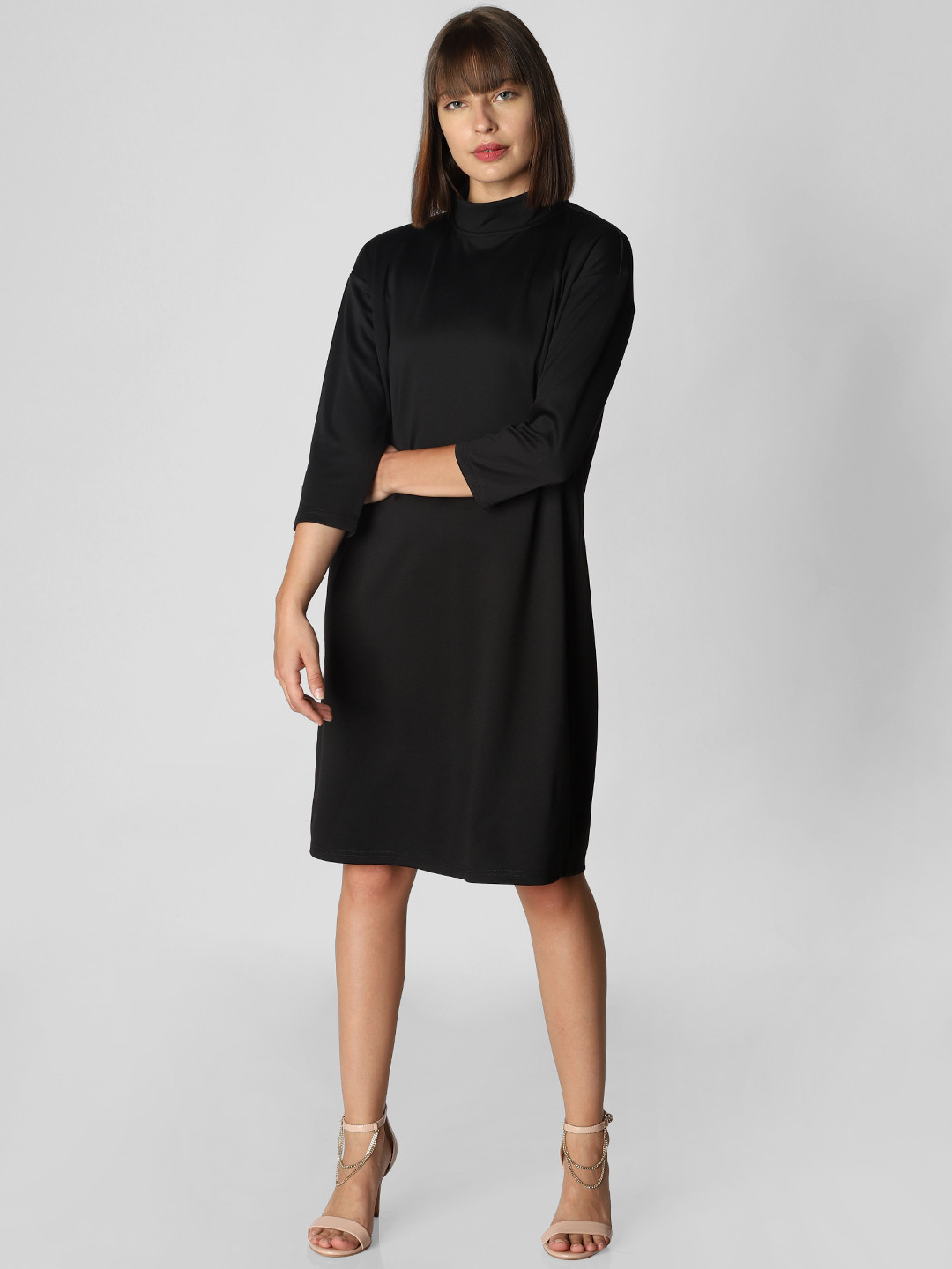 

Vero Moda Women Black Sheath Dress