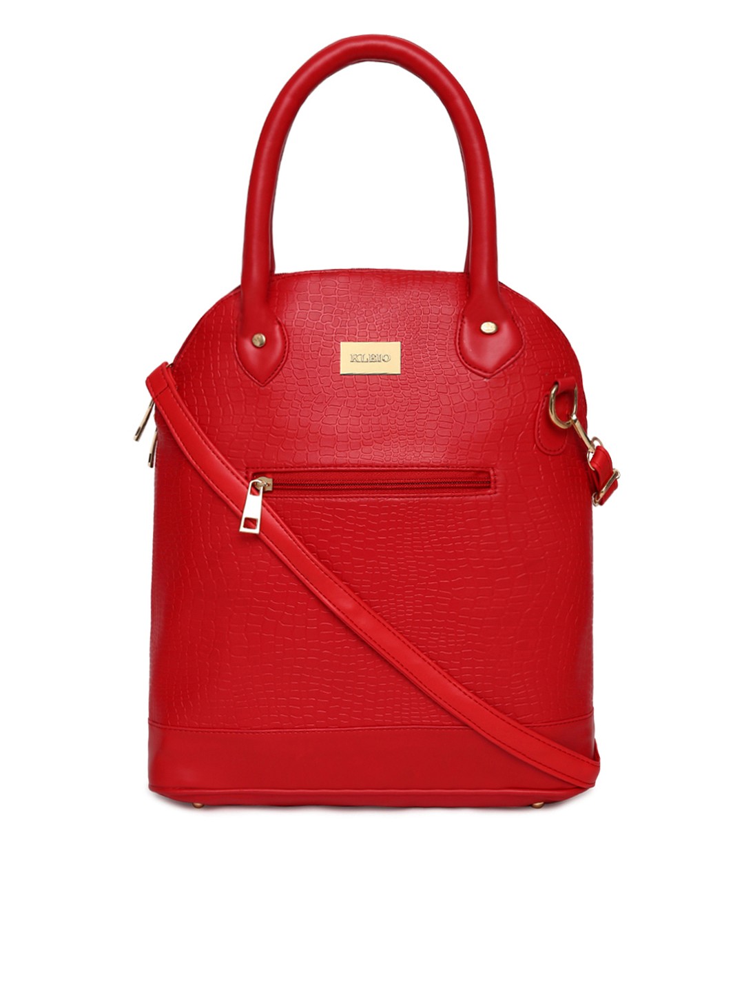 

KLEIO Structured Handheld Bag, Red