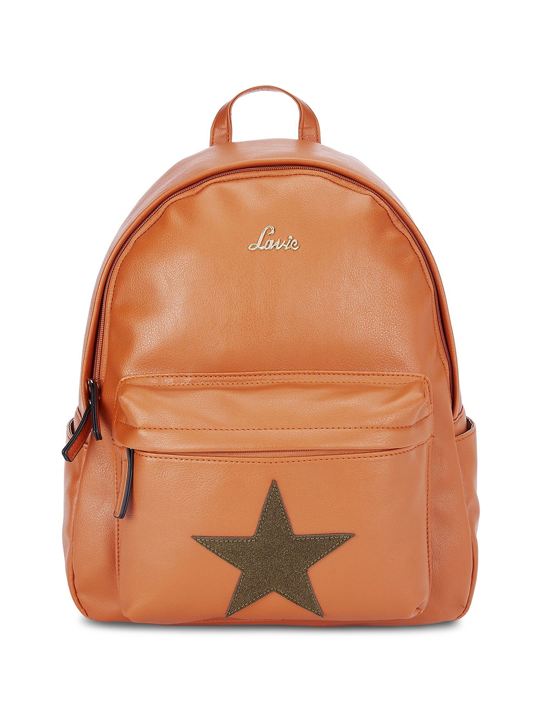 

Lavie Women Orange Applique Backpack