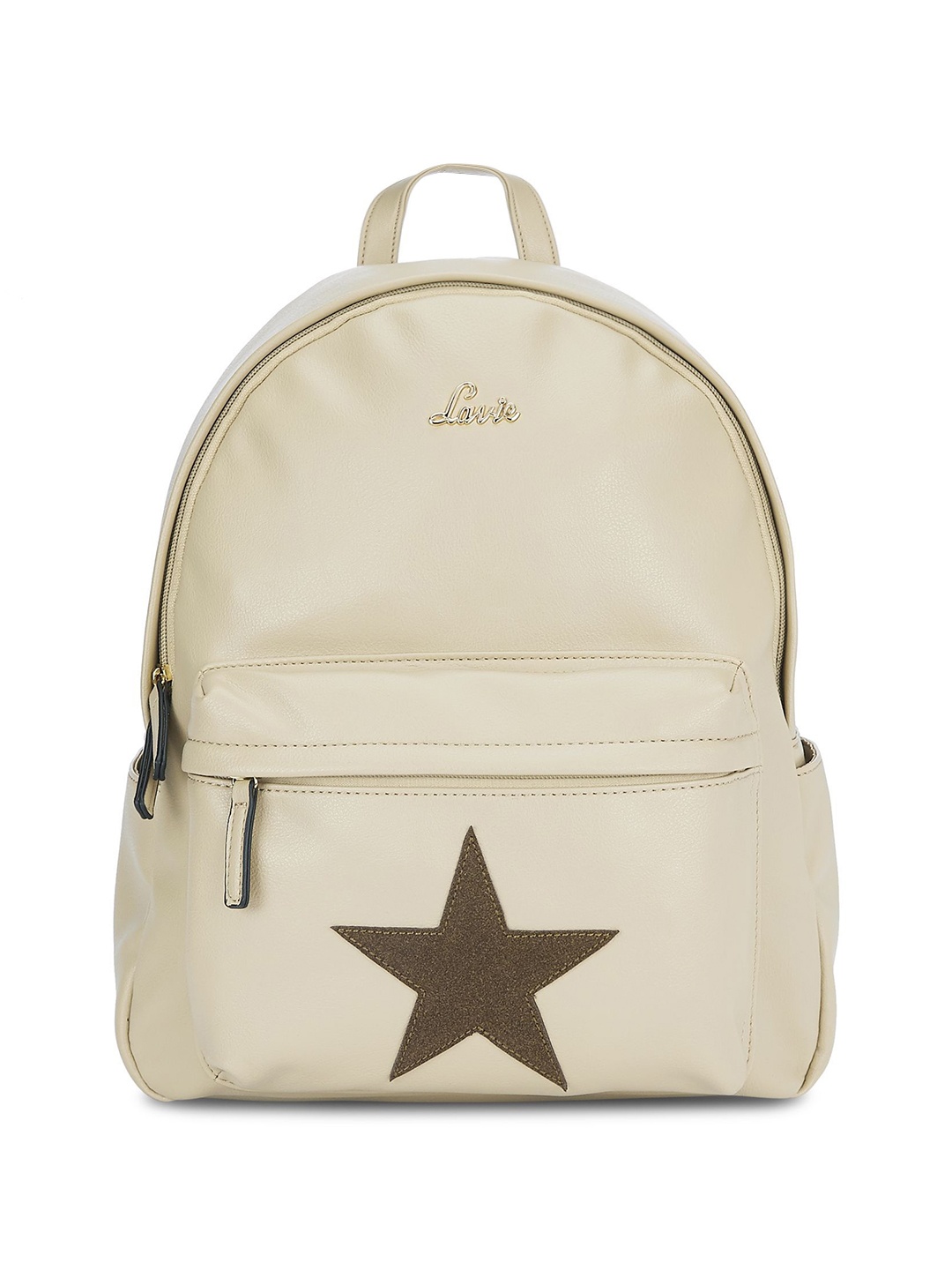 

Lavie Women Beige Applique Backpack