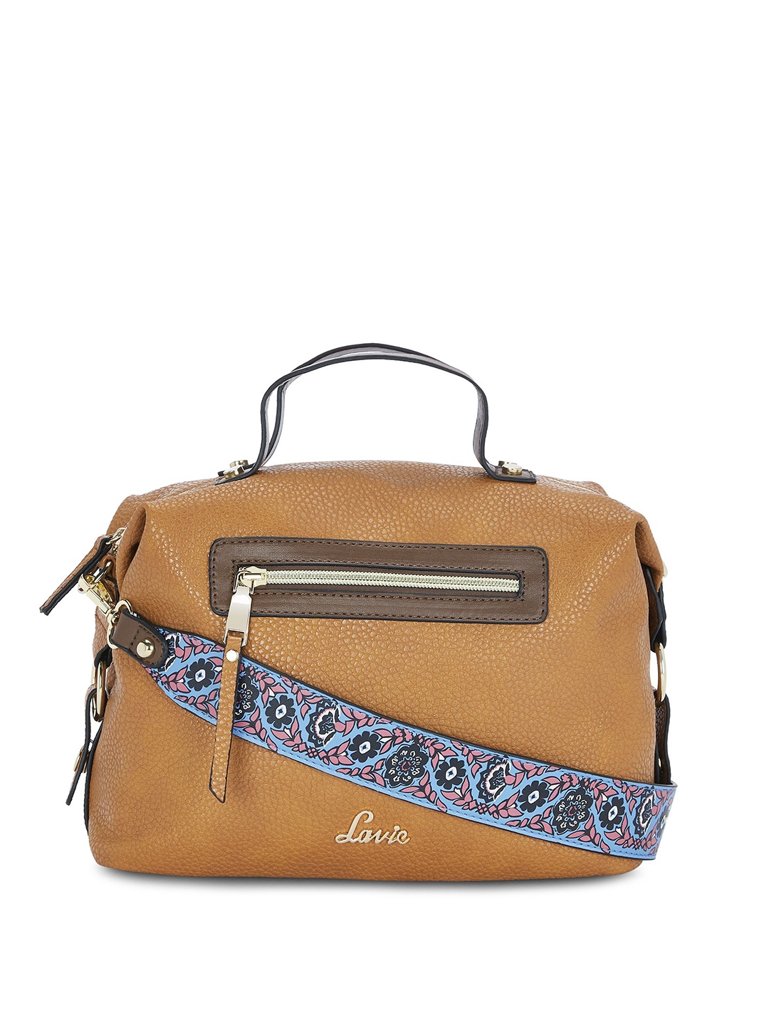 

Lavie Brown Solid Handheld Bag