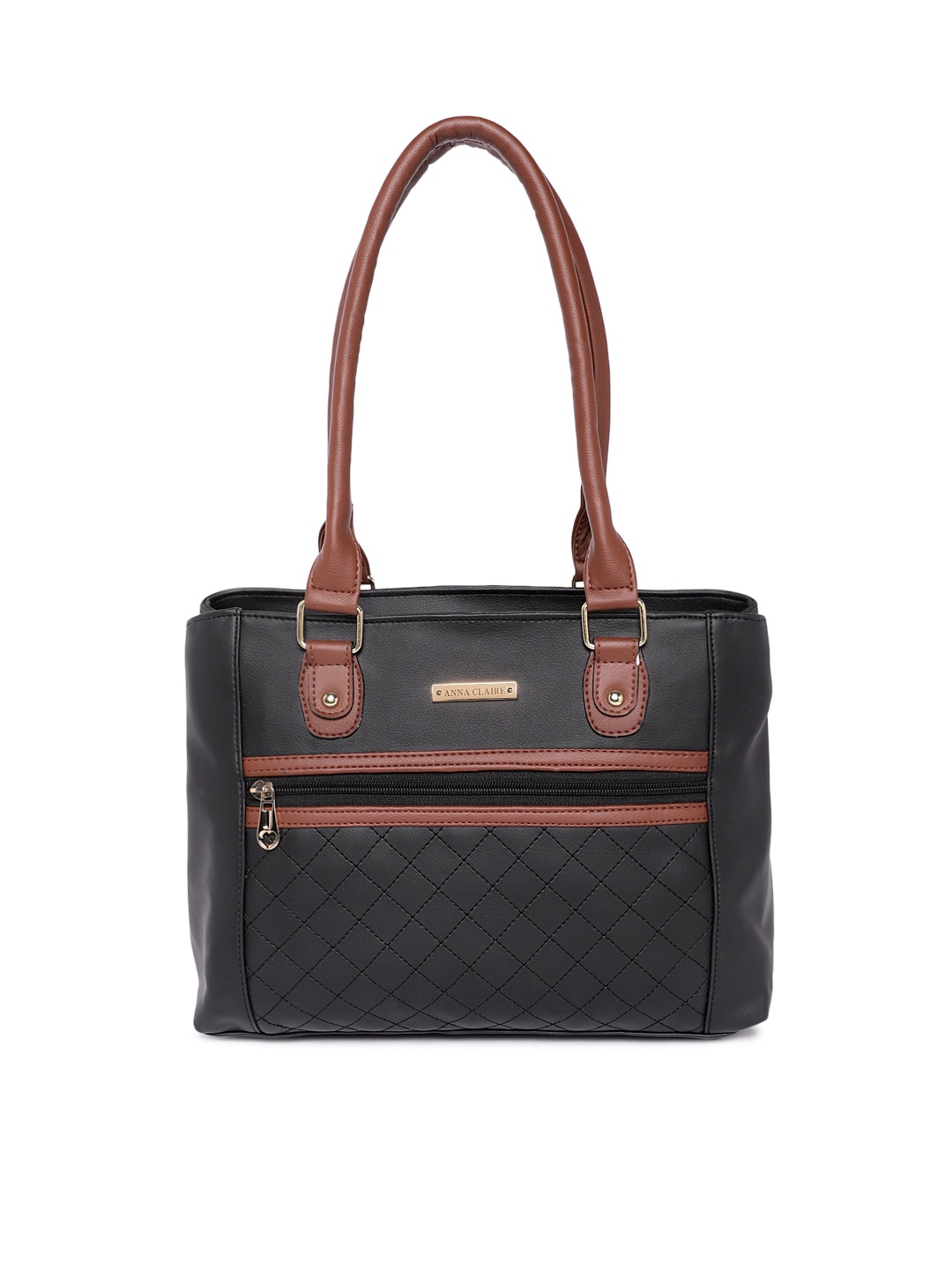 

Anna Claire Black Solid Shoulder Bag