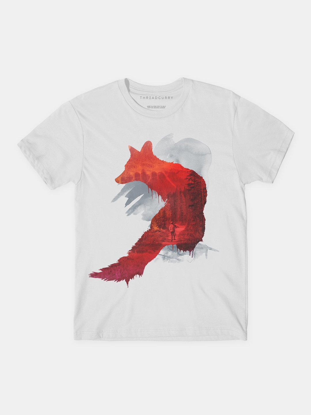 

THREADCURRY Boys White Adventure Travel Print Tshirt