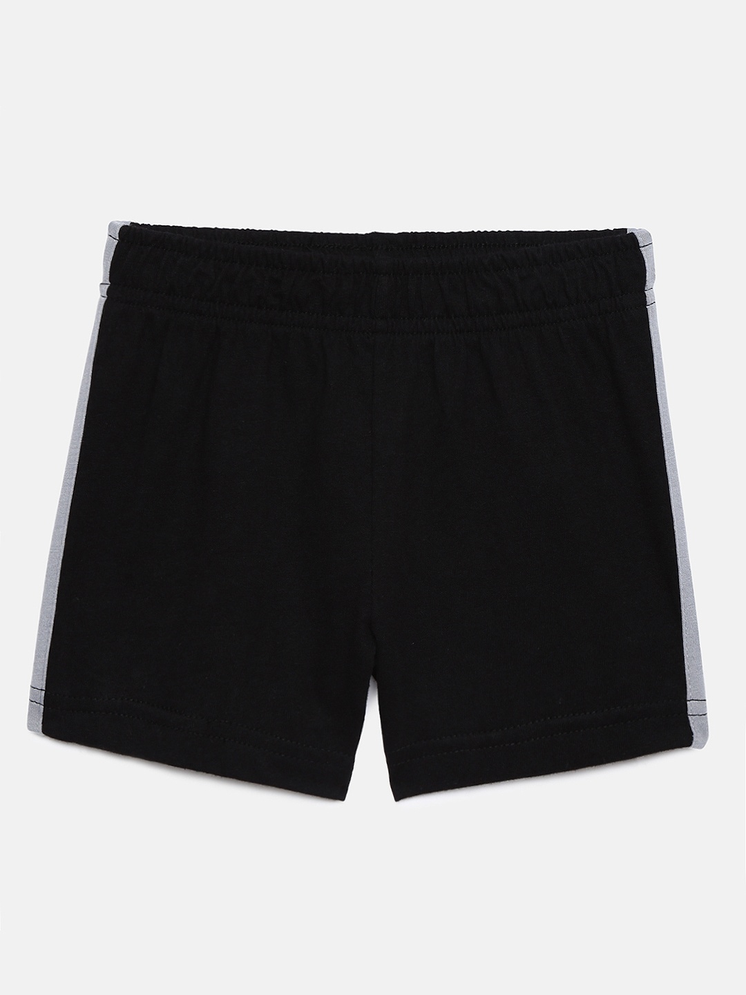 

The Childrens Place Boys Black Checked Regular Fit Regular Shorts