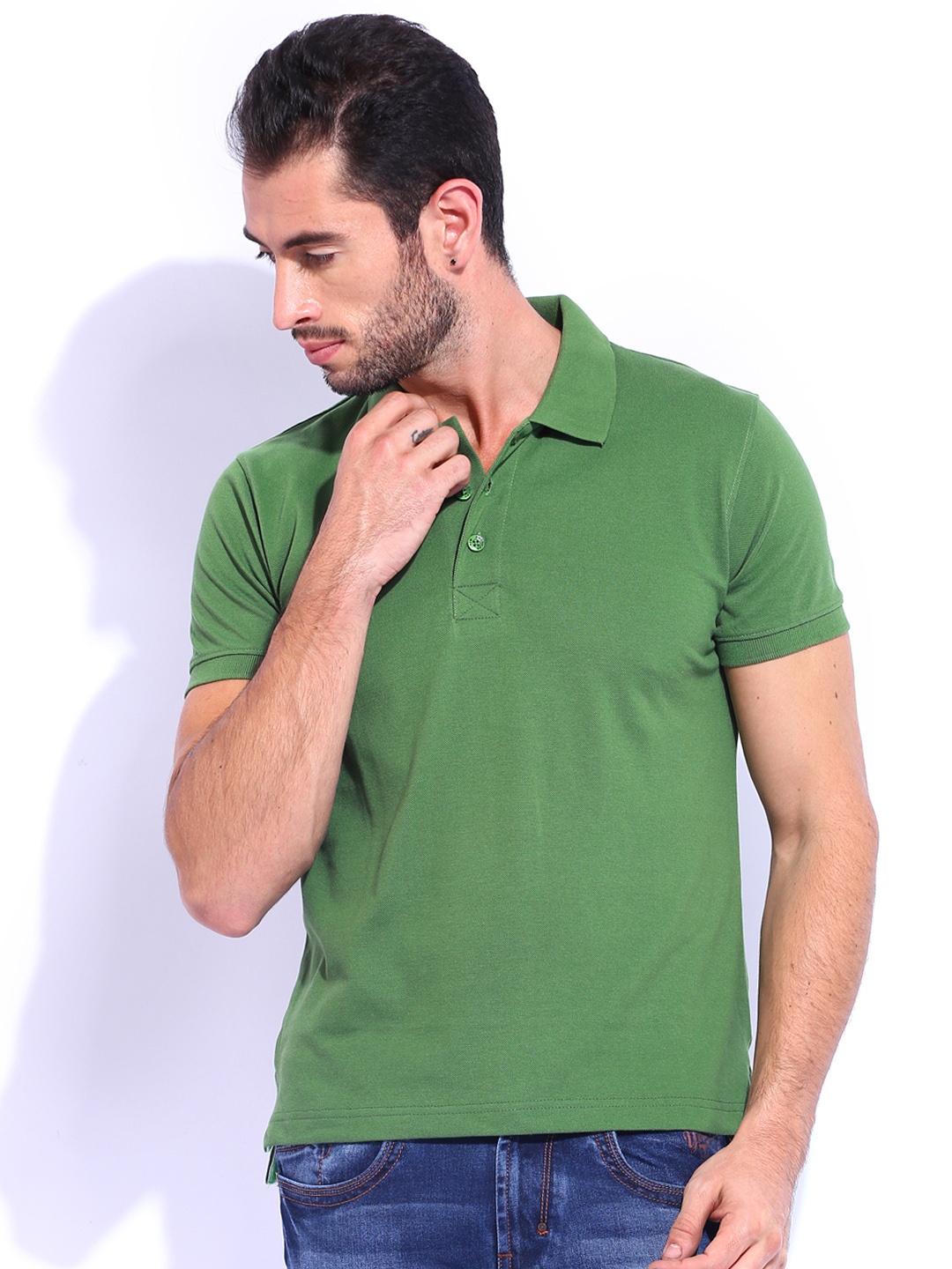 

American Crew Green Polo T-shirt