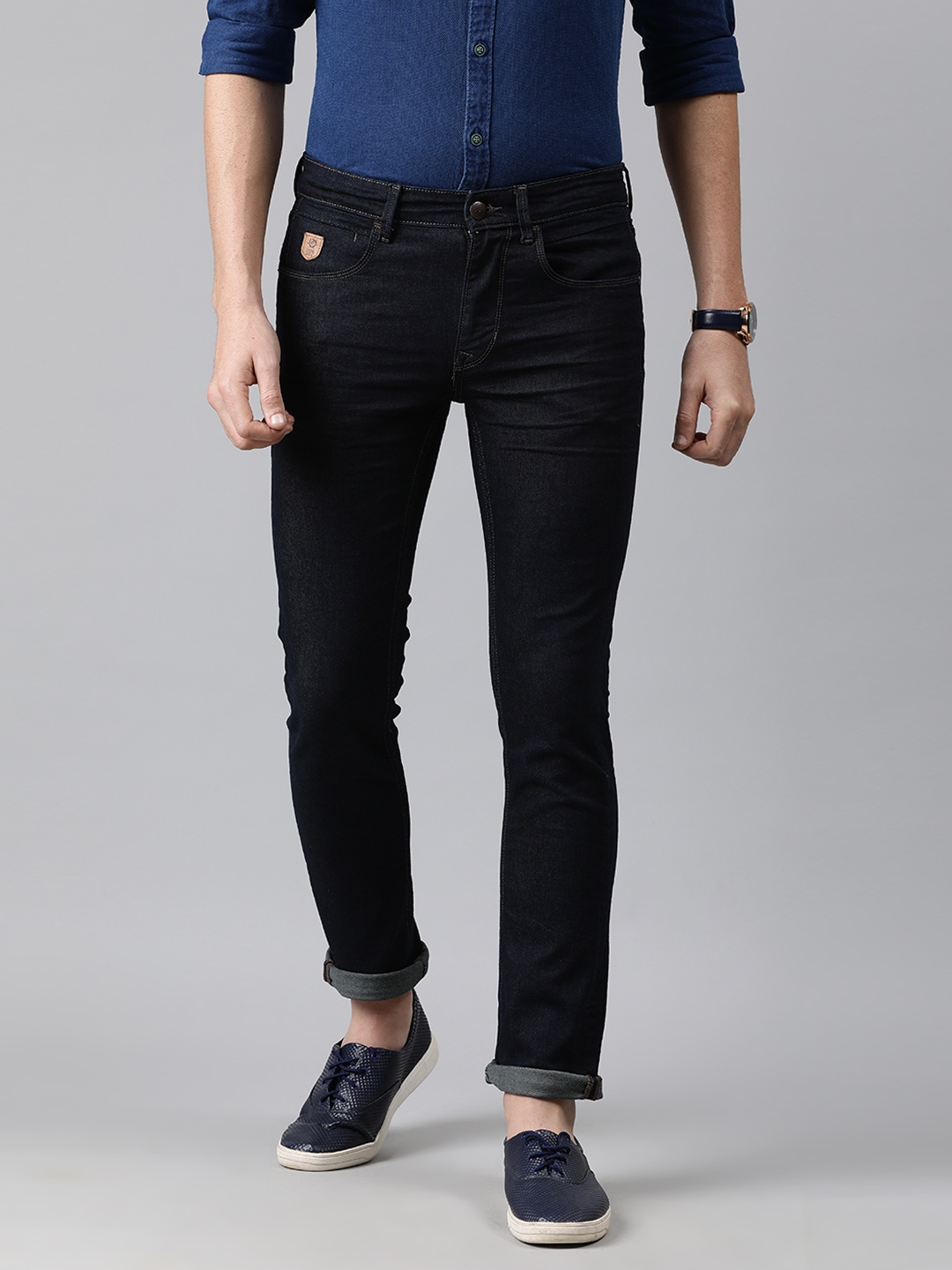 

U.S. Polo Assn. Denim Co. Men Blue Regallo Skinny Fit Mid-Rise Stretchable Jeans