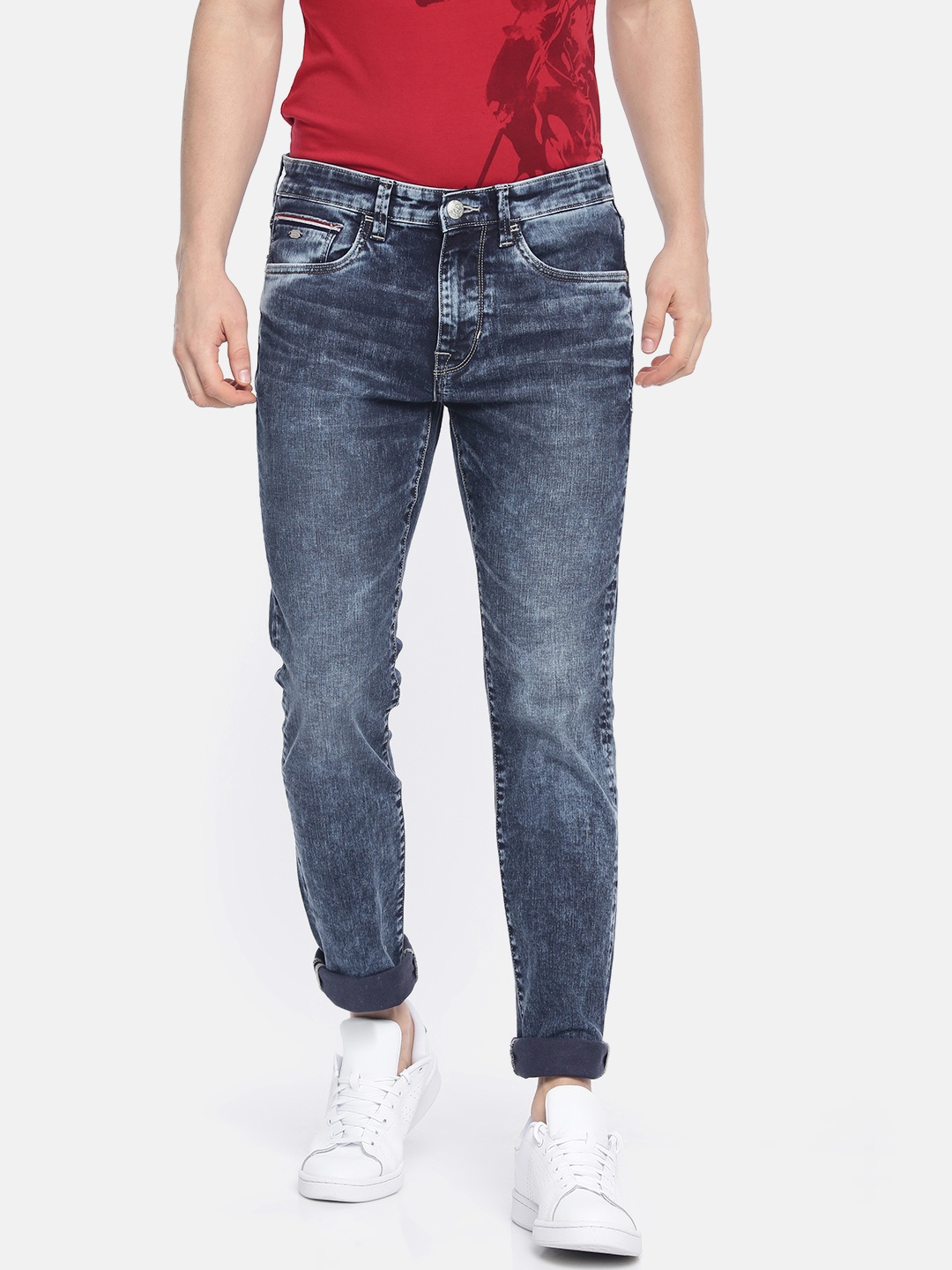 

U.S. Polo Assn. Denim Co. Men Blue Regallo Skinny Fit Clean Look Stretchable Jeans