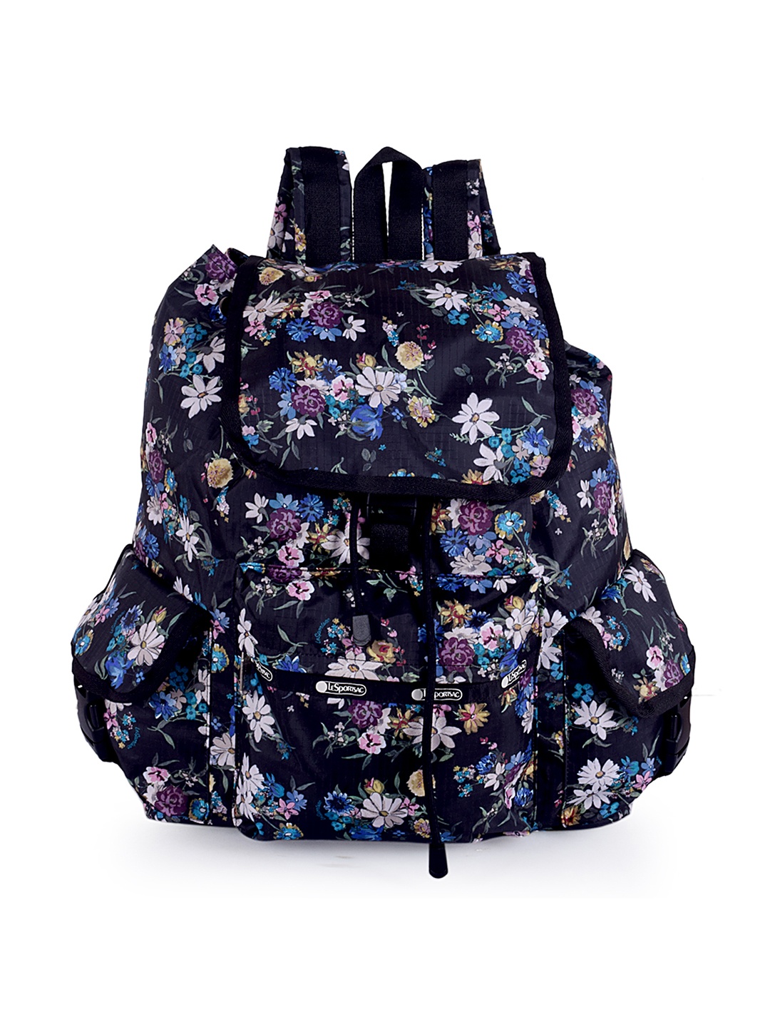 

LeSportsac Women Black Printed Backpack