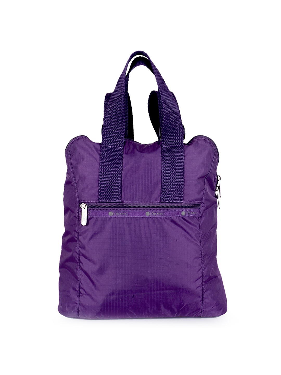 

LeSportsac Women Purple Solid Handbag cum Backpack