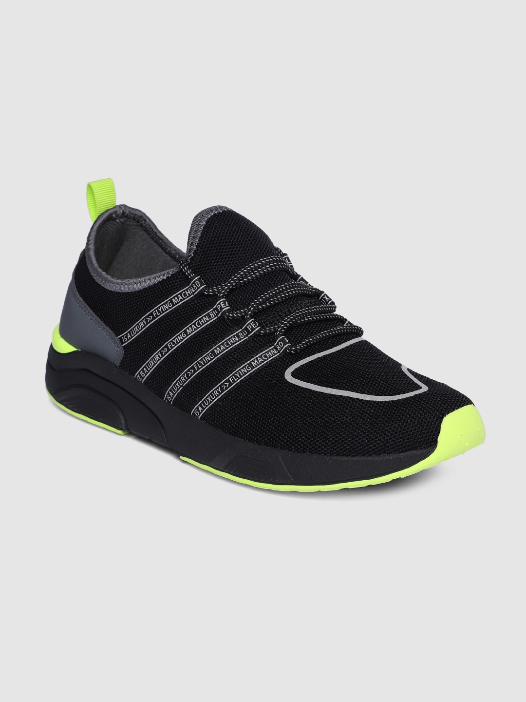 

Flying Machine Men Black Sneakers