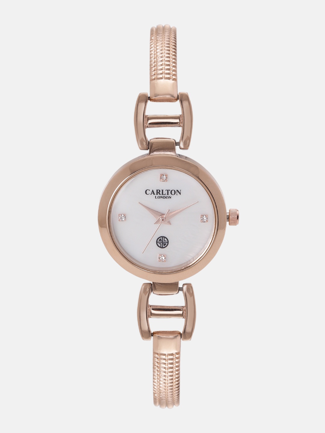 

Carlton London Women White Analogue Watch CL008RWHR