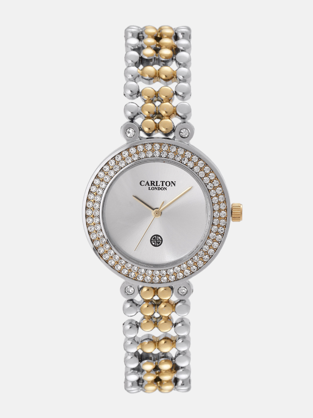 

Carlton London Women Silver-Toned Analogue Watch CL004GSIG