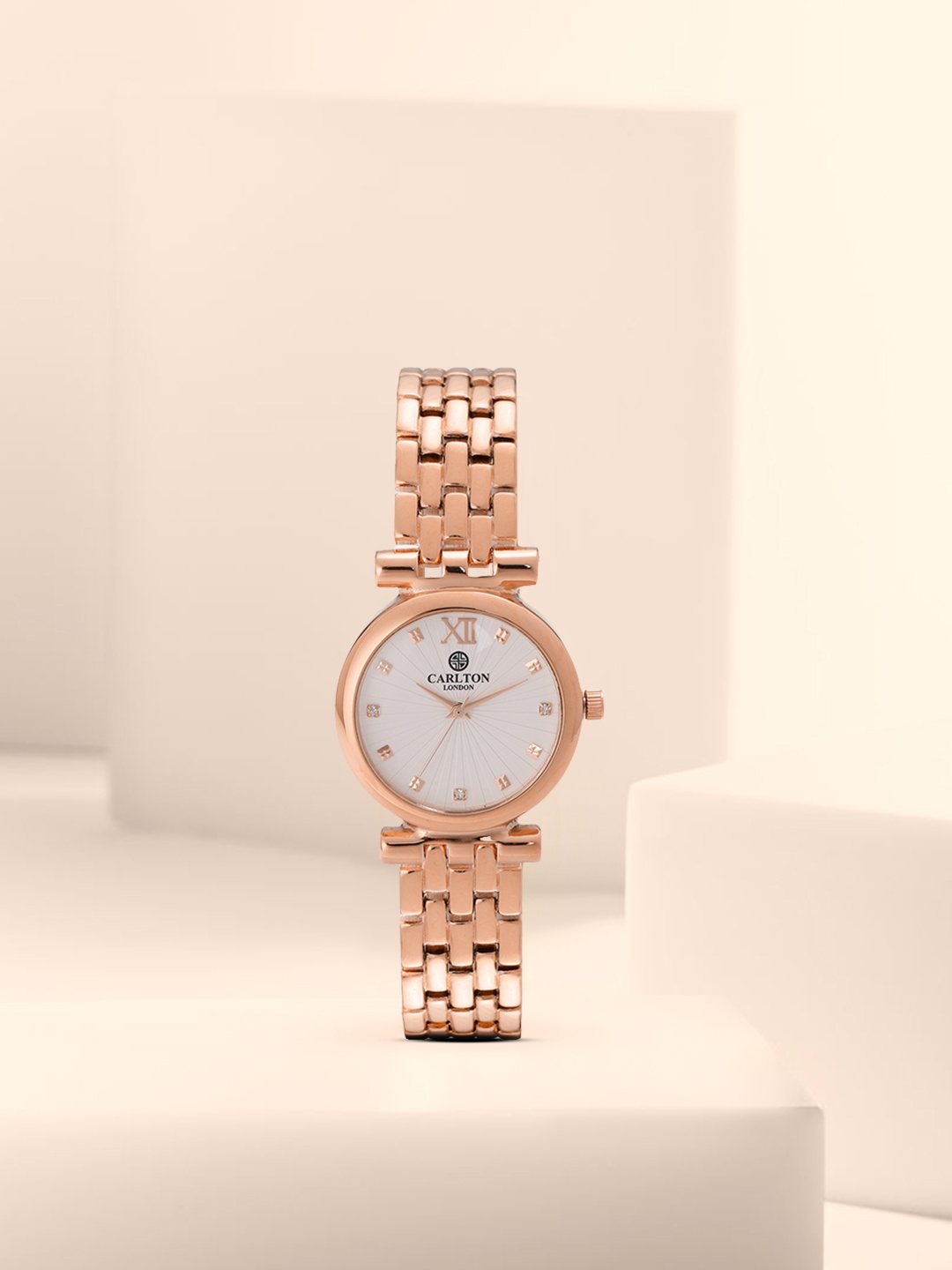 

Carlton London Women White Analogue Watch CL006RSIR