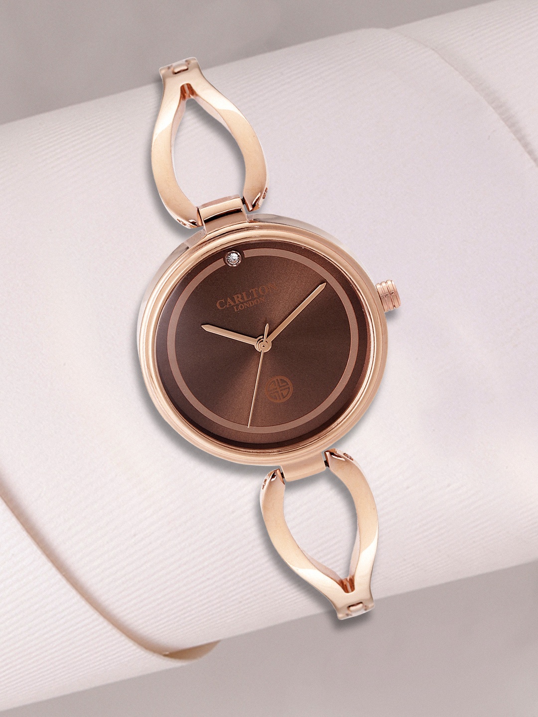

Carlton London Women Brown Analogue Watch CL018RBRR