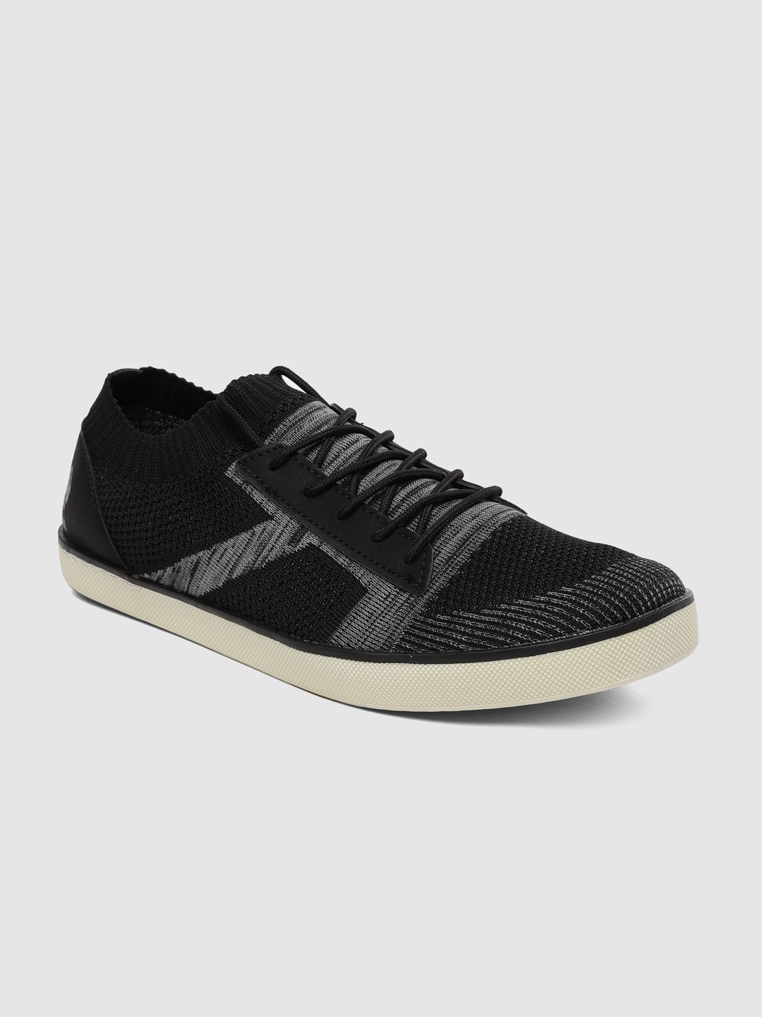 

U.S. Polo Assn. Men Black & Grey Sneakers