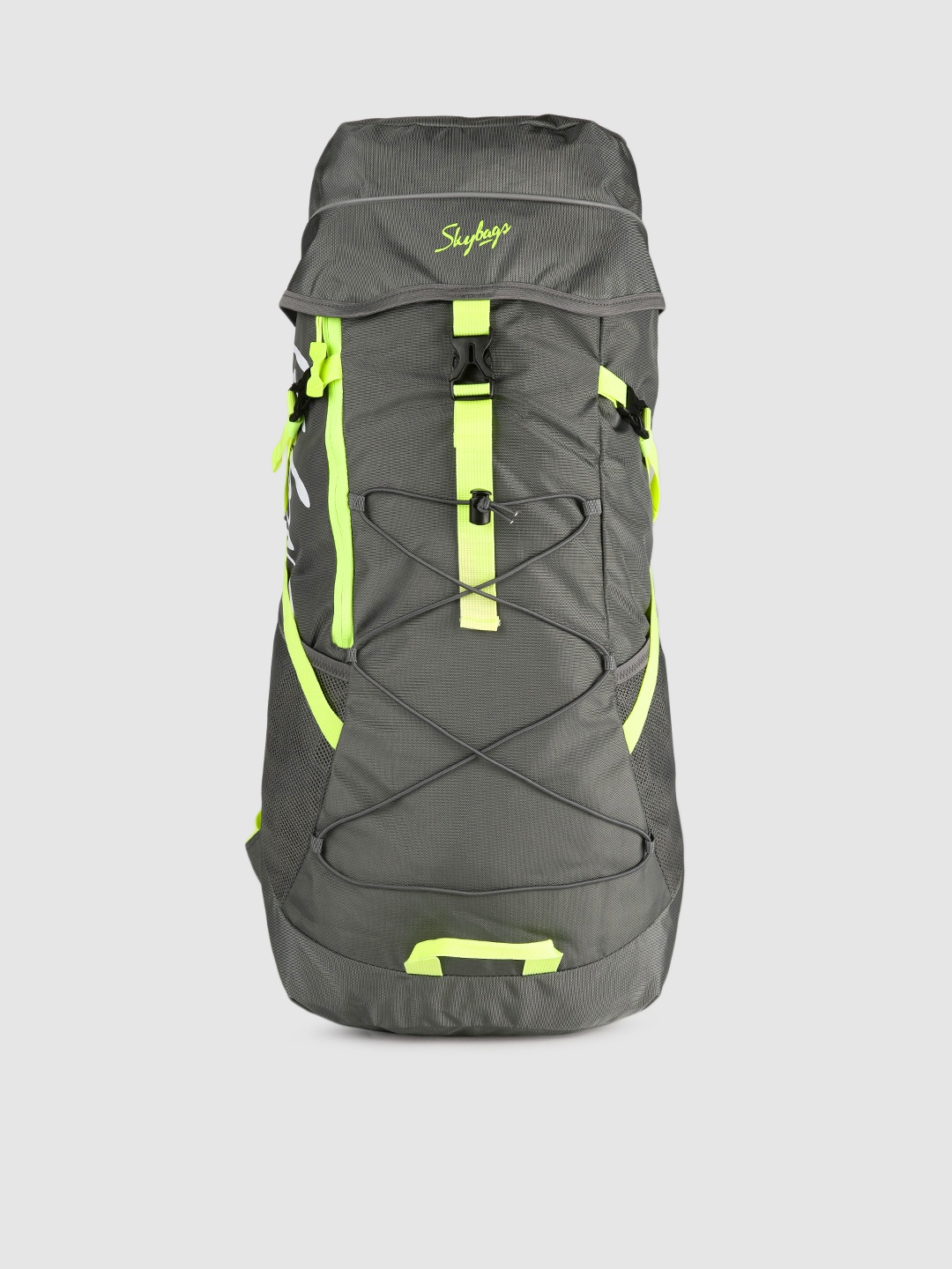 

Skybags Unisex Grey & Green Echo Rucksack