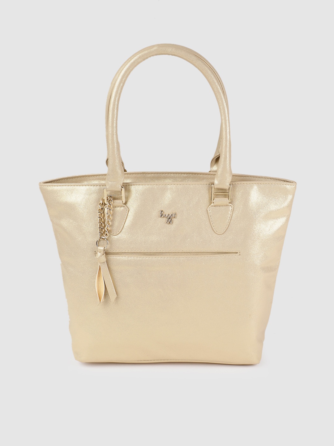 

Baggit Gold-Toned Solid Handheld Bag