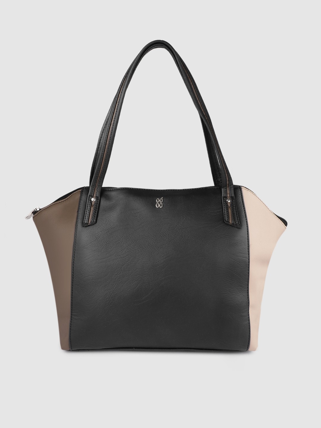 

Baggit Women Black & Brown Colourblocked Shoulder Bag