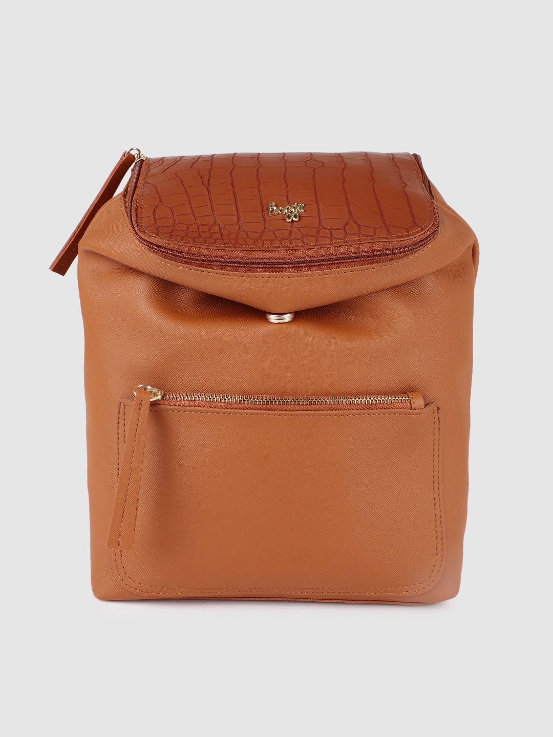 

Baggit Tan Solid Shoulder Bag