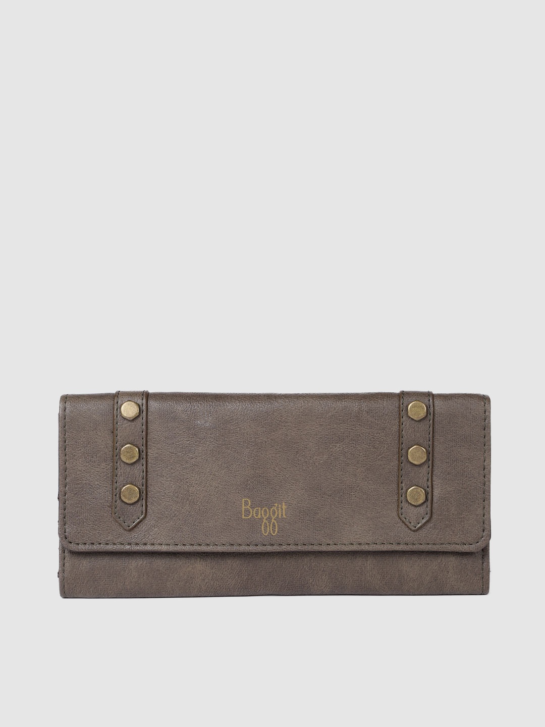 

Baggit Women Brown Textured LW2 KITTY Three Fold Wallet