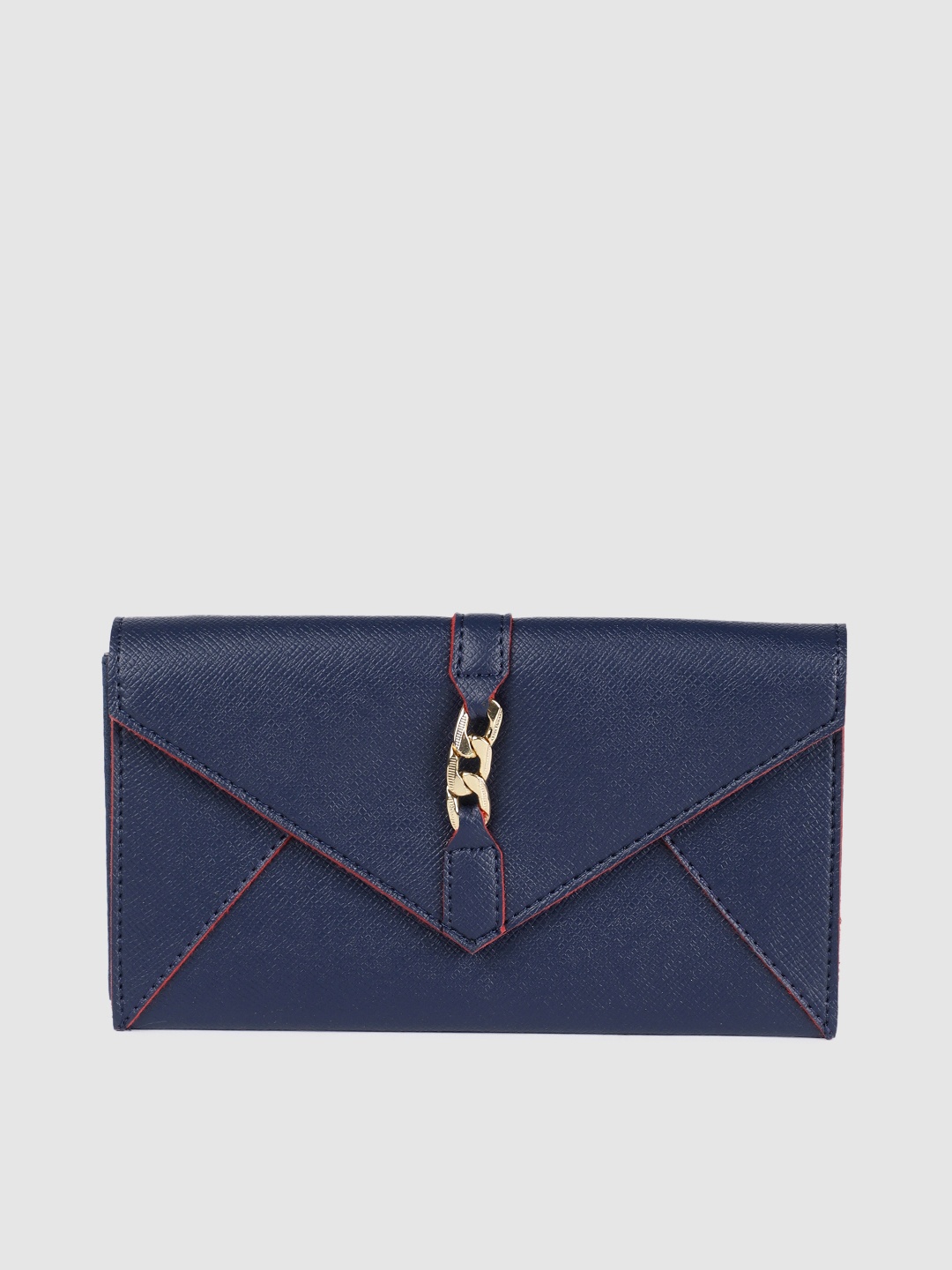

Baggit Women Blue Solid Two Fold Wallet