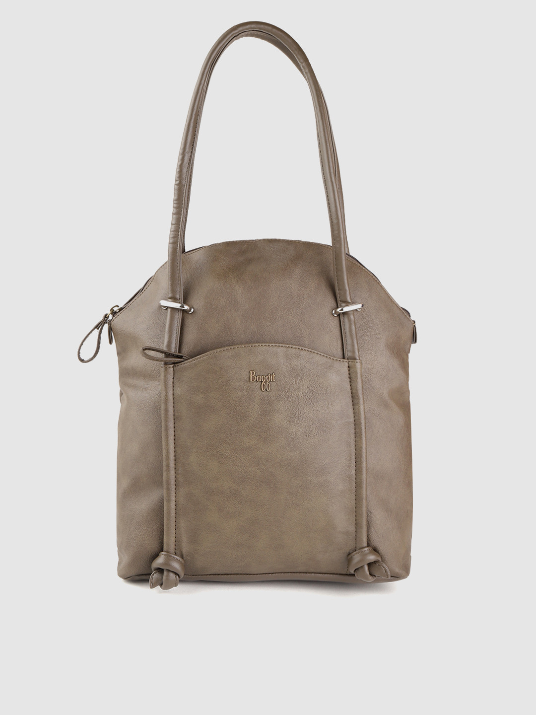 

Baggit Dark Taupe Solid Shoulder Bag