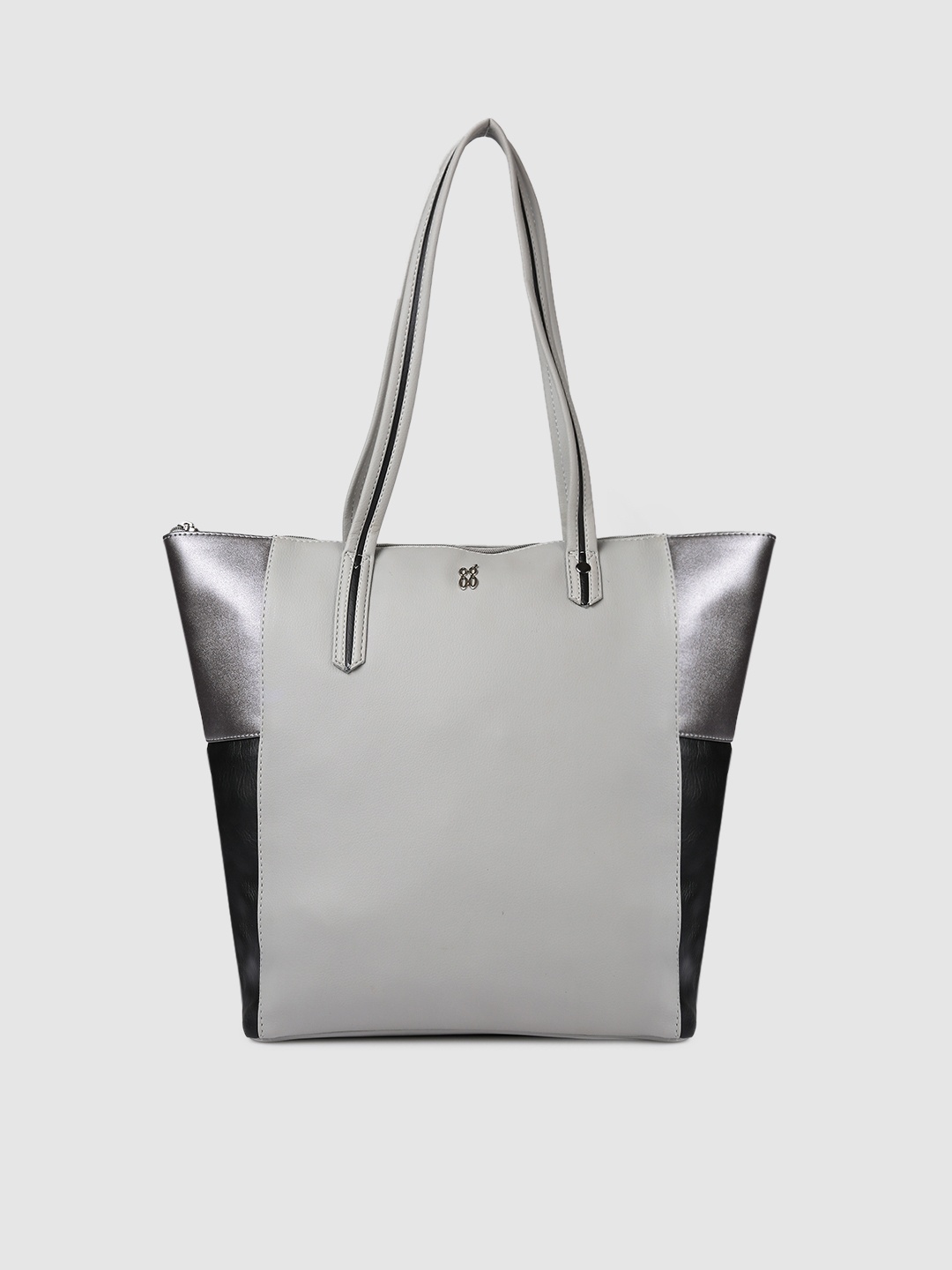 

Baggit Grey & Black Colourblocked Shoulder Bag
