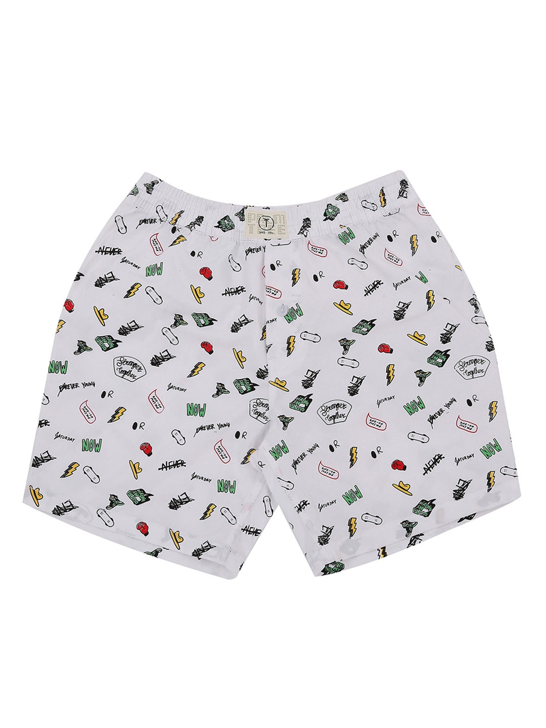 

Palm Tree Boys White Printed Boxer Shorts 131246520591 C101